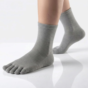 [Kaimei Cotton] MIT top-grade pure cotton nano bamboo charcoal five-toe socks