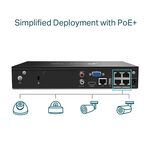 TP-LINK 昌運監視器組合 VIGI NVR1004H-4P 4路主機+VIGI C240 4MP全彩網路攝影機*4, , large