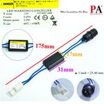 【PA LED】T10 W5W 對接式 LED CANBUS 解碼器 消除 故障燈 故障碼 警告燈, , large
