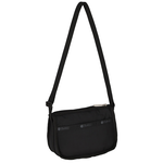 Lesportsac Classic Mini Hobo 時尚迷你小型斜背包 側背包 小廢包 手機包 送禮 禮物 女包(永恆黑), , large