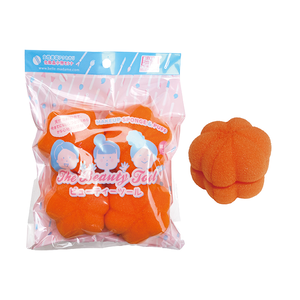 J02 Pumpkin Shaped Sponge Balls / 4-pack