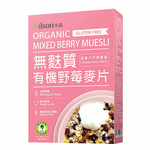 【米森 vilson】有機無麩質野莓麥片(400g/盒), , large