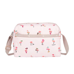 Lesportsac Daniella Crossbody 拉鍊斜背包 側背包 通勤隨身包 送禮 禮物 推薦 女包(紅鶴海島派對)L261-2434PB-HG20, , large