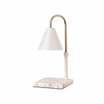 lussuoso - Nordic Warmth and Dimmable Dimmable Wax Lamp - Marble White Shade, , large