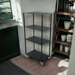 【 SHAONIANNA.TW 】四層鐵層板置物架 52x32x111cm 多功能收納架/家用廚房收納架/家居收納必備, , large