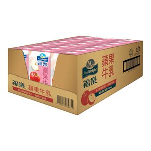 福樂蘋果牛乳(保久乳)200ml
