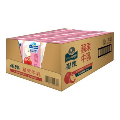 福樂蘋果牛乳(保久乳)200ml