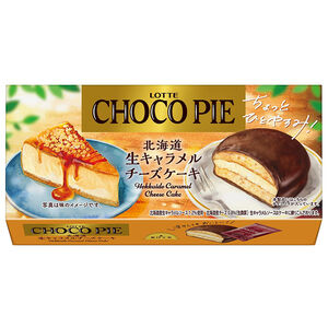 LOTTE 巧克力派-北海道生焦糖乳酪蛋糕風味