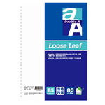 【DOUBLE A】B5 方格活頁紙 80張入-#DALL12002, , large