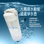 GS MALL 台灣製造 光觸媒過濾水壺 500ml 光觸媒水壺 活性碳水壺 運動水壺 Tritan水壺 過濾水壺, , large