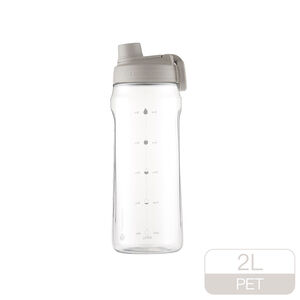 樂扣大容量提環冷水壺2.0L-灰