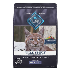 【Blue Buffalo藍摯】原野精靈 去骨雞肉無穀配方11磅 成貓飼料 貓乾糧(貓糧/貓飼料)