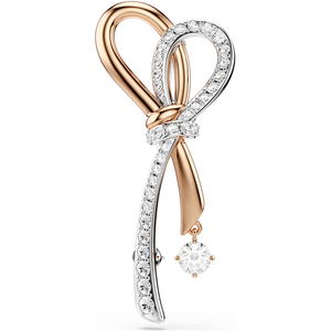 SWAROVSKI 施華洛世奇Hyperbola 蝴蝶結輕奢水晶胸針 送禮 禮物 推薦(5753328)