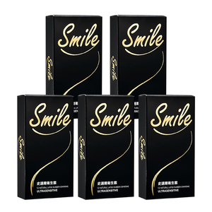 【五盒一組】【史邁爾 SMILE】超薄12入/1盒 保險套