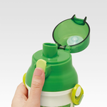 【百科良品】日本製 Pikmin 皮克敏 幸運草系列 彈蓋直飲水壺 隨身瓶 抗菌加工 480ML(附背帶), , large