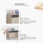 【Hampton 漢汀堡】范爾全鋁4尺二抽書桌, , large