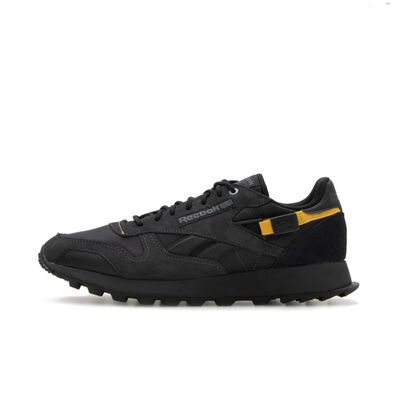 [秉宸] REEBOK CLASSIC LEATHER 復古鞋 麂皮 經典 休閒鞋 防滑大底 潮流黑 100032804 US13