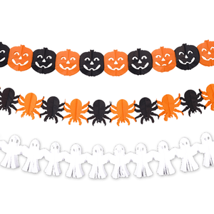 【Halloween萬聖派對】3公尺萬聖節紙串(款式隨機出貨)