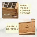原木化妝桌 化妝鏡 W20100951, 原木色, large