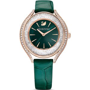 SWAROVSKI 施華洛世奇 Crystalline Aura 奢華水晶女錶 手錶-35.5mm(5644078)