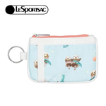 Lesportsac Key Card Holder 卡夾 零錢袋 鑰匙包 卡片零錢包 送禮 禮物 推薦 女包(海洋風格水獺), , large