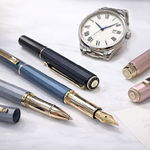【IWI】手稿系列永恆鋼筆-鎖蓋式 [曙光玫瑰]-#9S647SFP-1G, , large