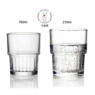 Bormioli Rocco 可堆疊 可疊式強化水杯 Lyon系列 160ml 金益合玻璃器皿