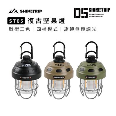 【ShineTrip 山趣】 ST-05 復古堅果燈【風隱綠】白光 黃光 LED燈 吊掛燈 無極調光