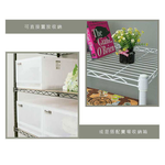【Y HOUSE】76x30x150cm Lightweight Four-layer Iron Rack Iron Rack Shelf-Painted White, , large