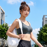 【伊柔 EVEROY】透氣無鋼圈防走光輕運動M-3XL內衣 W013-52 灰色, , large
