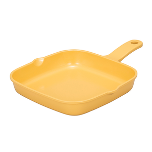 COPAN GRILL PLATE SQUARE 18X18CM MUSTARD