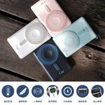 【 O-ONE MAG｜無線磁吸行動電源】時尚充電小幫手 手機手錶耳機一碰即吸 支援15W快充 10000mAh 38.5Wh, , large