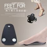 GS MALL 台灣製造 醫療級足弓支撐型三點式透氣鞋墊 多種尺寸 止滑墊 扁平 足弓 久站 透氣鞋墊鞋墊, , large