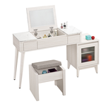 【Hampton 漢汀堡】慕多3.3尺伸縮掀鏡化妝台-含椅, , large