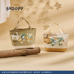Snoopy 史努比 迷彩森林保溫提袋附吊飾小包, , large