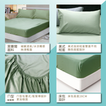 【多利寶寢具】Victoria_萊賽爾簡約素色涼感雙人床包組-橄欖綠, , large
