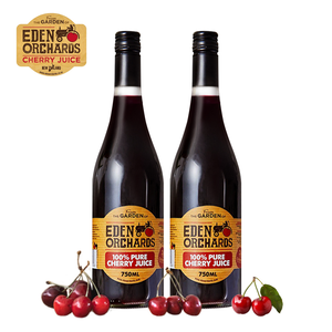 紐西蘭 Eden Orchards伊甸莊園 100%甜櫻桃原汁750mlx2入組