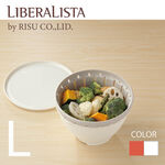 【this-this】日本RISU｜LIBERALISTA 多用途可微波耐熱瀝水籃組 (L), , large