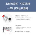 【KIWISH】46X40X90H四層架(黑色)收納架/鐵架/置物架/鐵力士架｜六分管徑 整體耐重200kg, , large