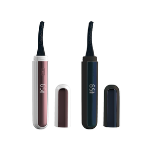 Electric Heated Eyelash Curler-White coffee