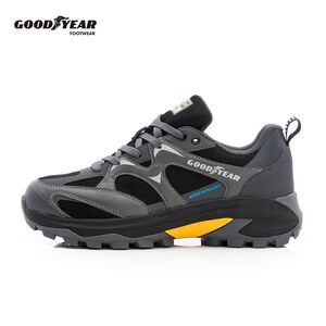 GOODYEAR男低筒靜態防水戶外鞋-灰25.5