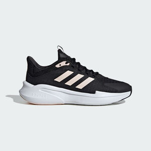 Adidas Alphaedge + 女 慢跑鞋 運動 訓練 休閒 緩震 舒適 愛迪達 黑 粉膚 [IE6038]