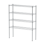 【Y HOUSE】120x35x150cm Lightweight Four-layer Iron Rack Iron Rack Shelf-Electroplating, , large
