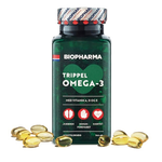 挪威北極熊三倍濃縮 Omega-3 魚油膠囊三瓶, , large