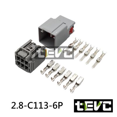 《tevc》2.8 C113 6P 接頭 插頭 汽車 尾燈 Fiesta MK7 改裝 LED 福特 車燈