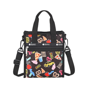 Lesportsac Mini N/S Tote 迷你方型托特包 通勤隨身包 肩背手提袋 手機包 送禮 禮物 女包(紐約城市) L262-3714P-HG79