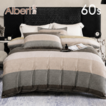 【Albert家居】60支100%天絲&trade;床包+枕套組-雙人5尺-多款任選(萊賽爾纖維/300織/5x6.2尺/台灣製), , large