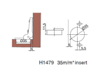 etachable two-stage hinge, , large