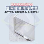 Pull-Out Transparent Shoe Box &ndash; Transparent Gray / 1 Pc, , large