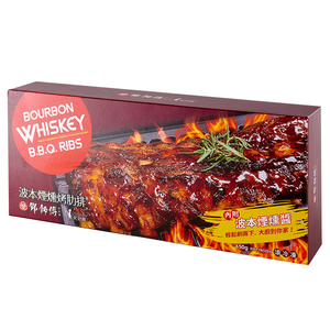 鄧師傅 波本煙燻烤肋排 (每盒600g)